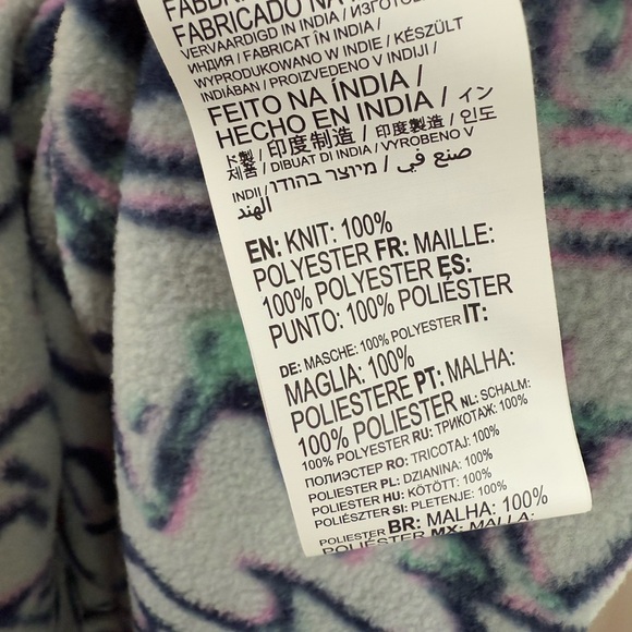 New Billabong Abstract Pattern Fleece Button Down Shirt Jacket Shacket - Picture 5 of 6